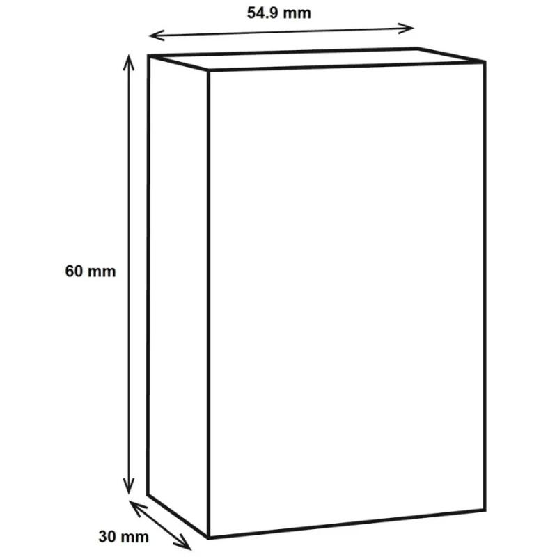 RS PRO Die Cast Aluminium Shielded Enclosure, IP65, 30mm x 60mm x 54.9mm IP65