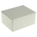 RS PRO Grey Grey Lid Die Cast Aluminium Enclosure 55.1 mm x 114.7 mm x 89.7 mm 517-3658