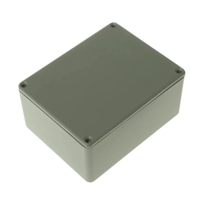 RS PRO Die Cast Aluminium Enclosure Grey Lid 55.1 mm x 114.7 mm x 89.7 mm Model 517-3816