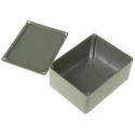 RS PRO Die Cast Aluminium Enclosure Grey Lid 55.1 mm x 114.7 mm x 89.7 mm Model 517-3816