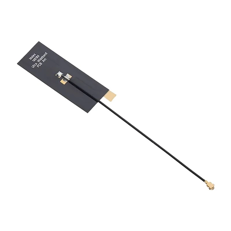 Molex PCB WiFi Antenna with Micro-Coaxial RF Connector, Ultra Wideband (UWB), 3-6 GHz Frequency, 3.5dBi Gain 146184-0300
