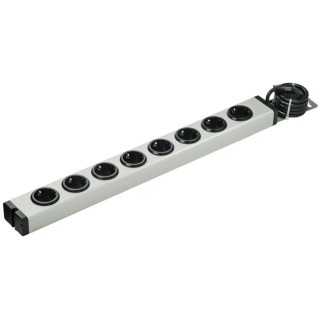 Bodo Ehmann 8 Gang Extension Lead 16A 250V Type F German Schuko, 1.5m Cable 0600X00082031