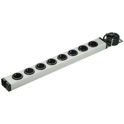 Bodo Ehmann 8 Gang Extension Lead 16A 250V Type F German Schuko, 1.5m Cable 0600X00082031