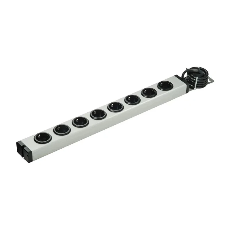 Bodo Ehmann 8 Gang Extension Lead 16A 250V Type F German Schuko, 1.5m Cable 0600X00082031