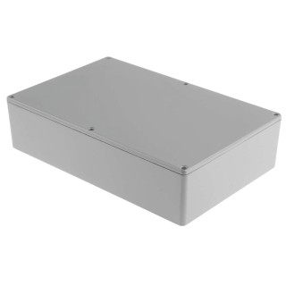 RS PRO Grey Lid Die Cast Aluminium Enclosure 55.9 mm x 222.1 mm x 145.9 mm 517-3838