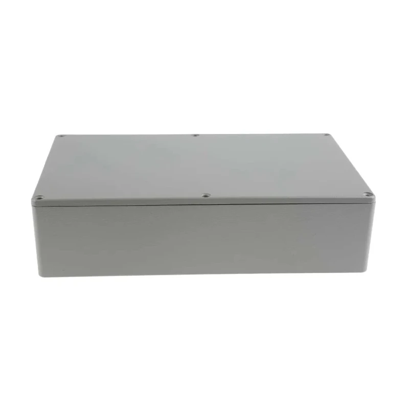 RS PRO Grey Lid Die Cast Aluminium Enclosure 55.9 mm x 222.1 mm x 145.9 mm 517-3838