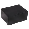 RS PRO Black Black Lid Die Cast Aluminium Enclosure 76.3 mm x 165.8 mm x 127.3 mm 517-3995