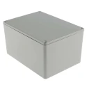 RS PRO Grey Grey Lid Die Cast Aluminium Enclosure 76.7 mm x 139.1 mm x 101.5 mm 517-3872