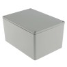 RS PRO Grey Grey Lid Die Cast Aluminium Enclosure 76.7 mm x 139.1 mm x 101.5 mm 517-3872