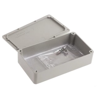 RS PRO Grey Die Cast Aluminium Enclosure 30.3 mm x 114.5 mm x 63.6 mm 517-3866