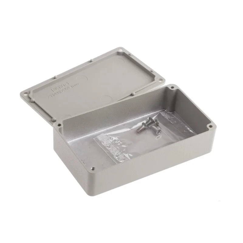RS PRO Grey Die Cast Aluminium Enclosure 30.3 mm x 114.5 mm x 63.6 mm 517-3866