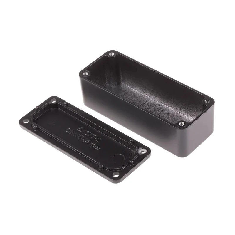 RS PRO Black Black Lid Die Cast Aluminium EMI/RFI Shielded Enclosure, 30.3 mm x 89.1 mm x 35 mm 517-4027