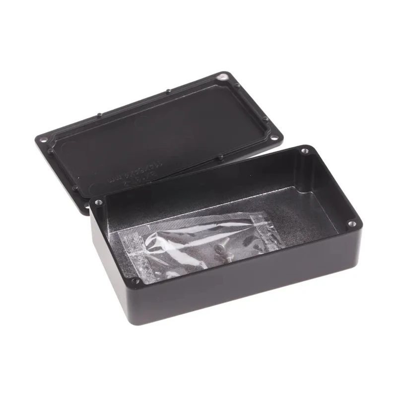 RS PRO Shielded Die Cast Aluminium Enclosure Black Lid 30.3 mm x 114.5 mm x 63.6 mm 517-4033