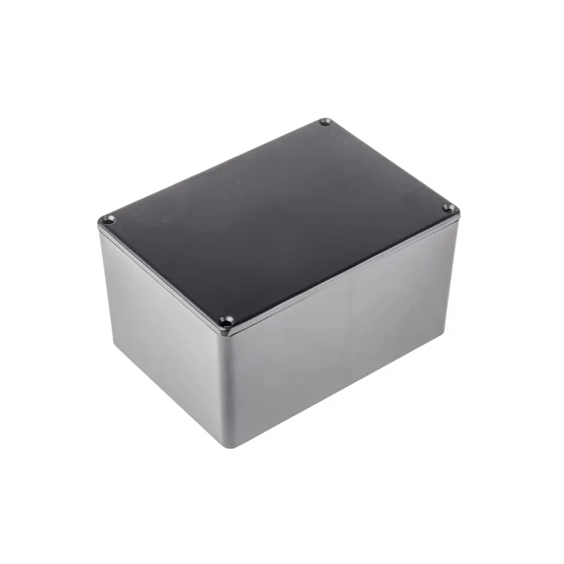 RS PRO Black Lid Die Cast Aluminium EMI/RFI Shielded Enclosure 76.7 mm x 139.1 mm x 101.5 mm 517-4083