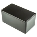 RS PRO Black Black Lid Die Cast Aluminium Enclosure 55.1 mm x 114.4 mm x 63.7 mm 517-4049