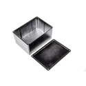 RS PRO Black Lid Die Cast Aluminium EMI/RFI Shielded Enclosure 76.7 mm x 139.1 mm x 101.5 mm 517-4083