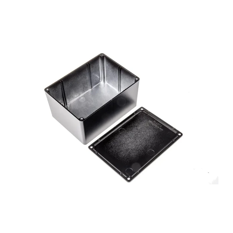 RS PRO Black Lid Die Cast Aluminium EMI/RFI Shielded Enclosure 76.7 mm x 139.1 mm x 101.5 mm 517-4083