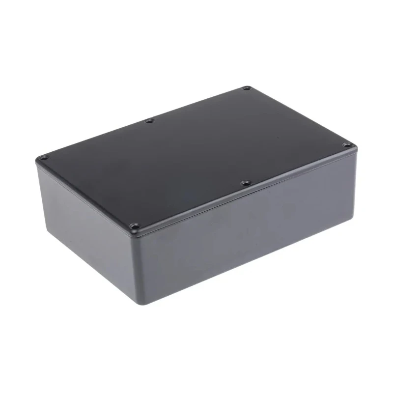 RS PRO Shielded Die Cast Aluminium Enclosure Black Lid 55 mm x 171.9 mm x 120.9 mm 517-4055