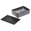 RS PRO Shielded Die Cast Aluminium Enclosure Black Lid 55 mm x 171.9 mm x 120.9 mm 517-4055