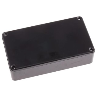RS PRO Black Die Cast Aluminium Enclosure IP66, 30.3 mm x 114.5 mm x 63.6 mm IP66