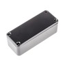 RS PRO Black Black Lid Die Cast Aluminium Enclosure IP66 30.3 mm x 89.1 mm x 35 mm IP66