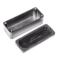 RS PRO Black Black Lid Die Cast Aluminium Enclosure IP66 30.3 mm x 89.1 mm x 35 mm IP66
