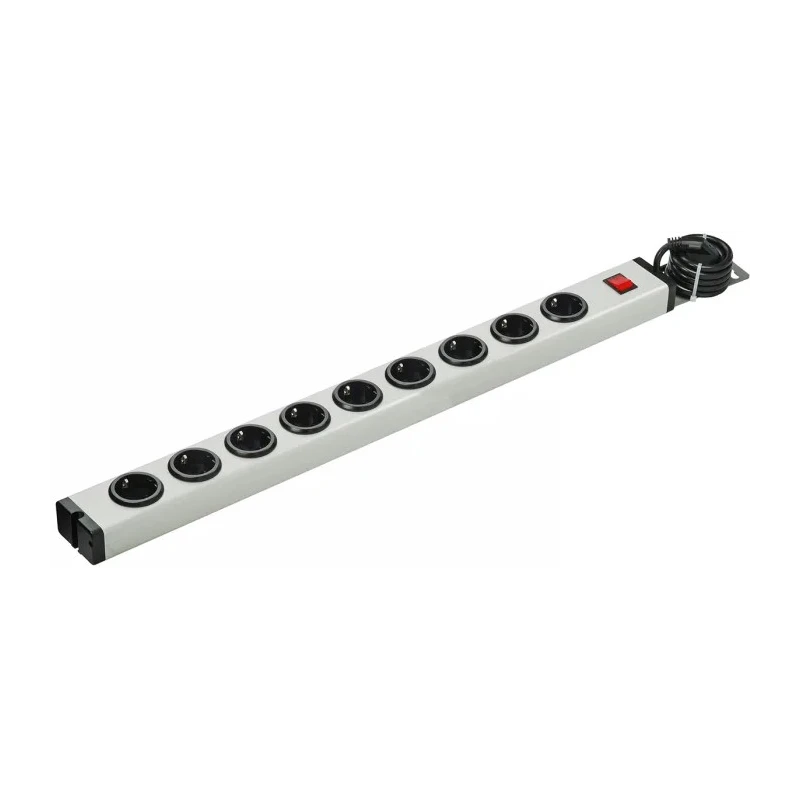Bodo Ehmann 9 Gang Extension Lead Type F German Schuko 16A 250V, 1.5m Cable 0601X00092031