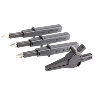 Fluke Test Lead Kit With Safe Contact, 4 mm Connector Test Lead - Shrouded, Test Probe TLK290