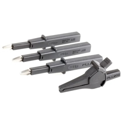 Fluke Test Lead Kit With Safe Contact, 4 mm Connector Test Lead - Shrouded, Test Probe TLK290