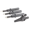 Fluke Test Lead Kit With Safe Contact, 4 mm Connector Test Lead - Shrouded, Test Probe TLK290