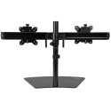 StarTech.com Black Desktop Monitor Arm, VESA 75 x 75 mm & 100 x 100 mm, 8 Kg Max Load, 950mm Length ARMBARDUO