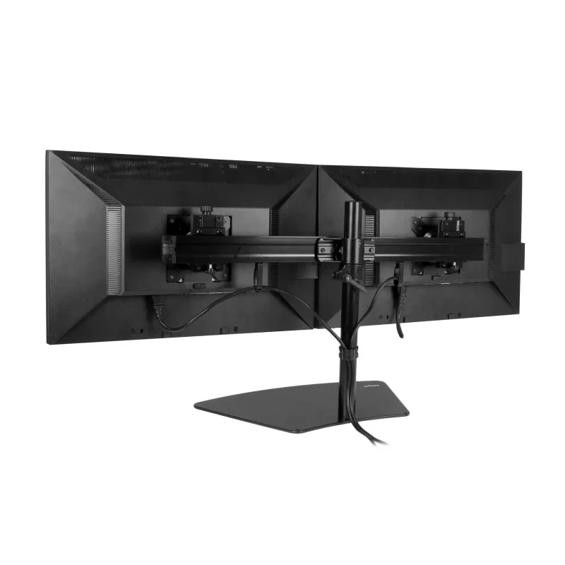 StarTech.com Black Desktop Monitor Arm, VESA 75 x 75 mm & 100 x 100 mm, 8 Kg Max Load, 950mm Length ARMBARDUO