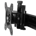 StarTech.com Black Desktop Monitor Arm, VESA 75 x 75 mm & 100 x 100 mm, 8 Kg Max Load, 950mm Length ARMBARDUO