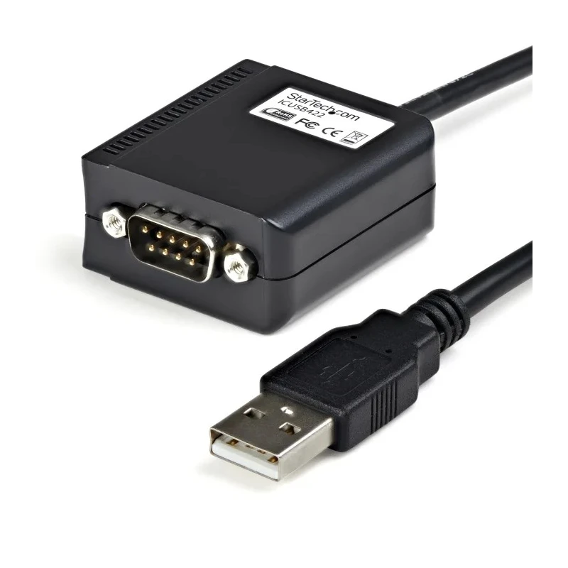StarTech.com RS485, RS422 Converter Cable USB 2.0 Type-A to D Sub, 921.6 kbps, Desktop ICUSB422