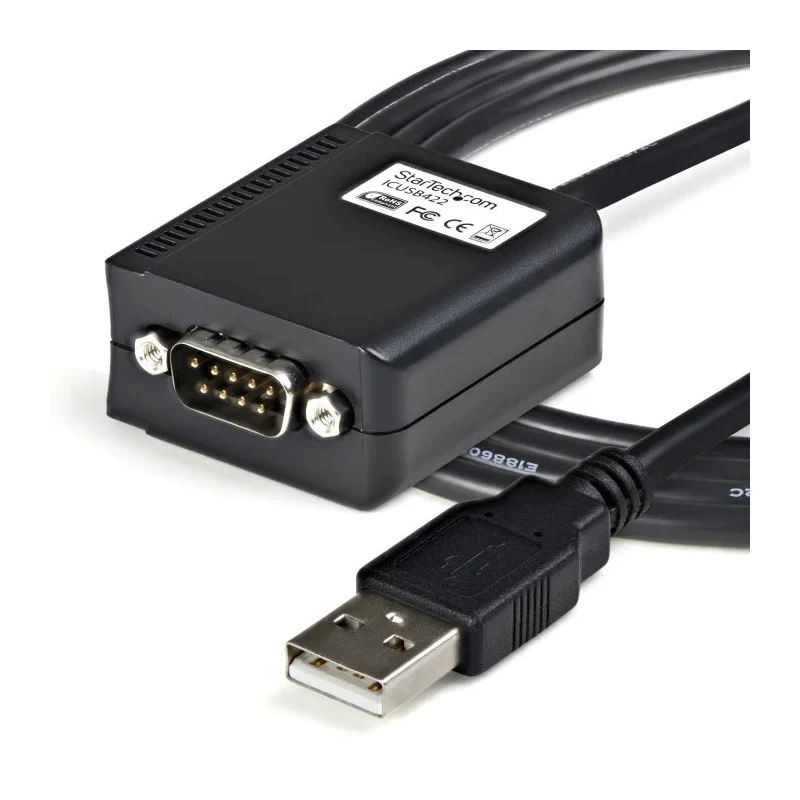 StarTech.com RS485, RS422 Converter Cable USB 2.0 Type-A to D Sub, 921.6 kbps, Desktop ICUSB422
