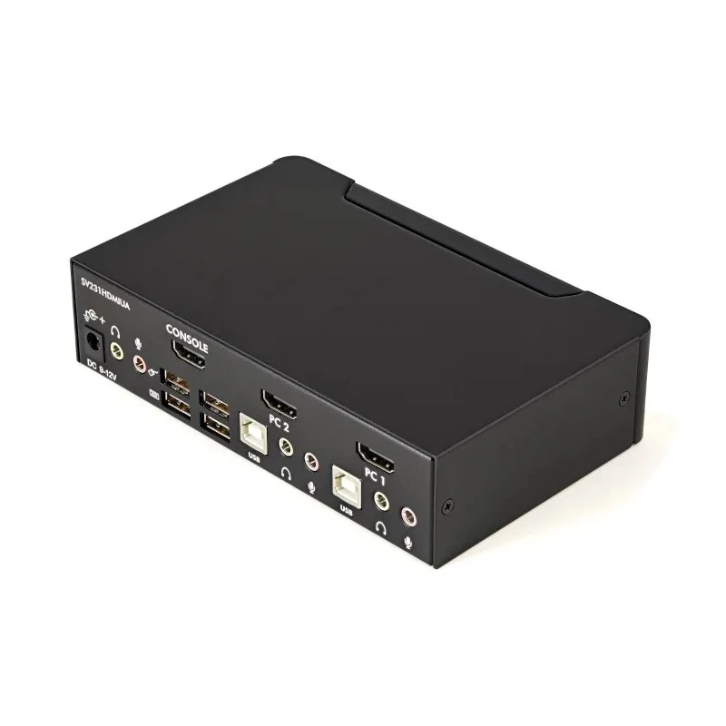 StarTech.com 2 Port USB HDMI KVM Switch with HDMI 1920 x 1200 Pixel Maximum Resolution SV231HDMIUA