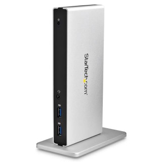 StarTech.com USB 3.0 Docking Station 5 USB Ports DVI HDMI VGA 2048 x 1152 Pixel USB3SDOCKDD