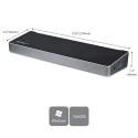 StarTech.com USB 3.0 Docking Station USB Type B, USB Type A Ports with HDMI, DisplayPort 3840 x 2160 pixel USB3DOCKH2DP