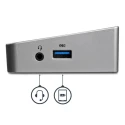 StarTech.com USB 3.0 Docking Station USB Type B, USB Type A Ports with HDMI, DisplayPort 3840 x 2160 pixel USB3DOCKH2DP