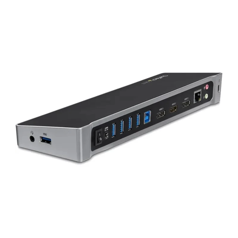 StarTech.com USB 3.0 Docking Station USB Type B, USB Type A Ports with HDMI, DisplayPort 3840 x 2160 pixel USB3DOCKH2DP