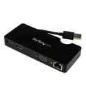 StarTech.com USB 3.0 Docking Station with HDMI, VGA Ports, 2048 x 1152 Pixel Resolution, USB Type A USB3SMDOCKHV