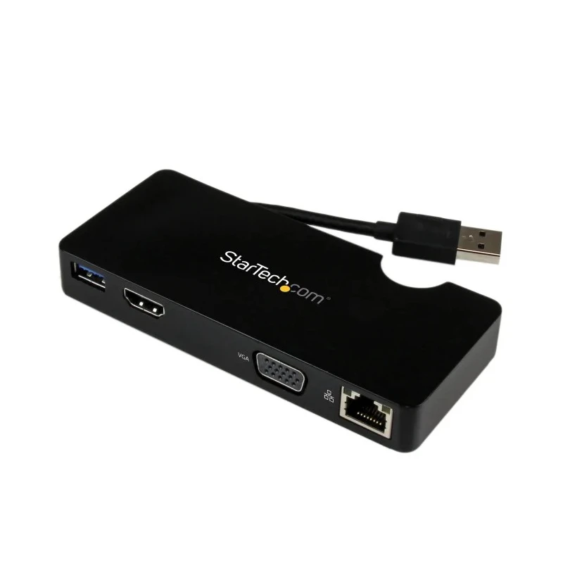 StarTech.com USB 3.0 Docking Station with HDMI, VGA Ports, 2048 x 1152 Pixel Resolution, USB Type A USB3SMDOCKHV