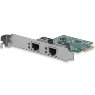 StarTech.com 2 Port PCIe RJ45 Network Card 1000Mbps 