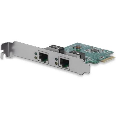 StarTech.com 2 Port PCIe RJ45 Network Card 1000Mbps 