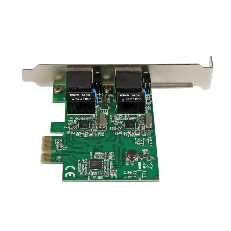 StarTech.com 2 Port PCIe RJ45 Network Card 1000Mbps 