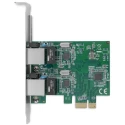 StarTech.com 2 Port PCIe RJ45 Network Card 1000Mbps 