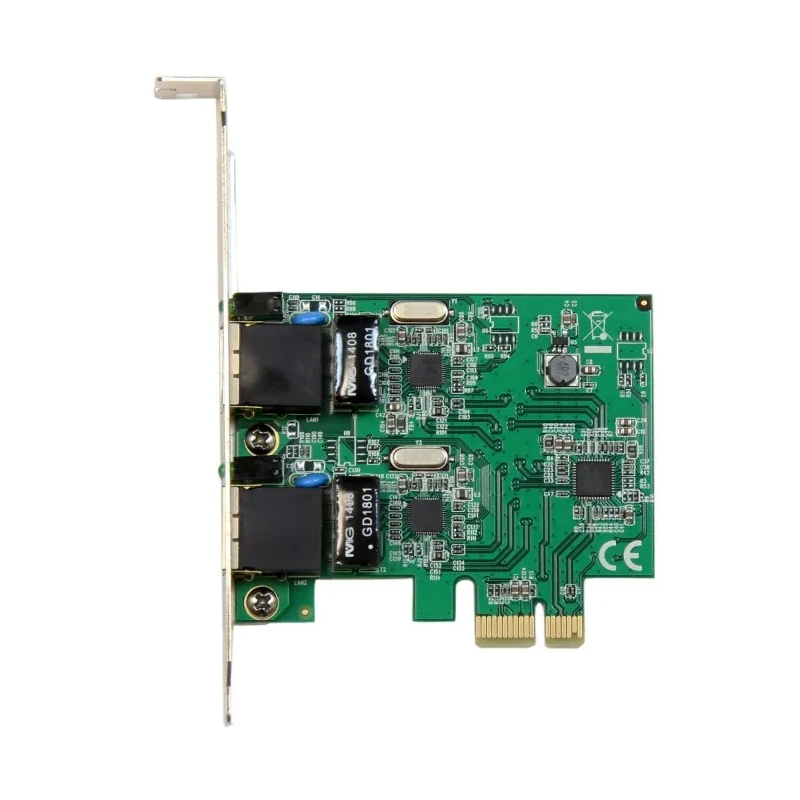 StarTech.com 2 Port PCIe RJ45 Network Card 1000Mbps 