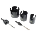 Starrett 76 mm Diameter Tungsten Carbide Tipped Multi-Purpose Hole Saw Set for Ceramic, Wood, Medium Density KMP11021