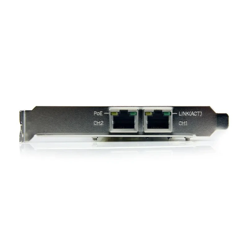 StarTech.com 2 Port PCIe RJ45 Gigabit Network Card with Power over Ethernet 25.5W per Port 