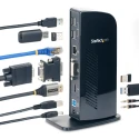 StarTech.com USB 3.0 Docking Station with HDMI, DVI, 6 USB Ports, 1920 x 1200 pixel Resolution USB3SDOCKHD